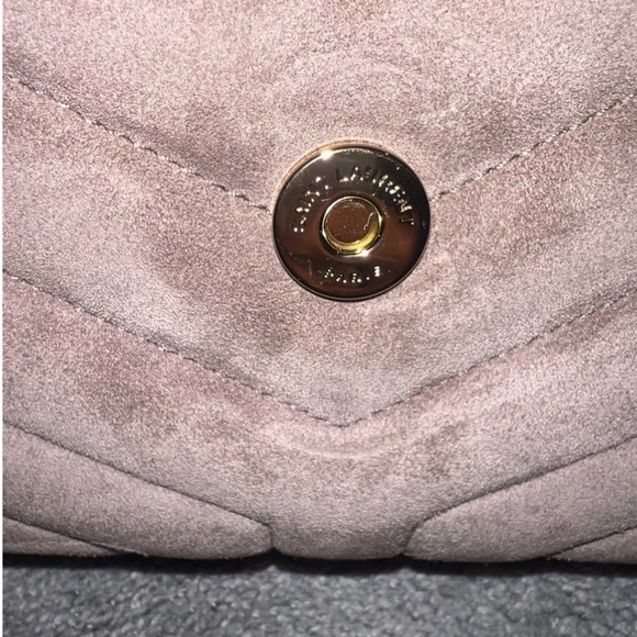 Yves Saint Laurent Lou lou Beige Quilted Shoulder Bag - Picture 4 of 5